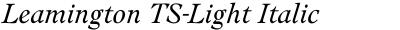Leamington TS-Light Italic